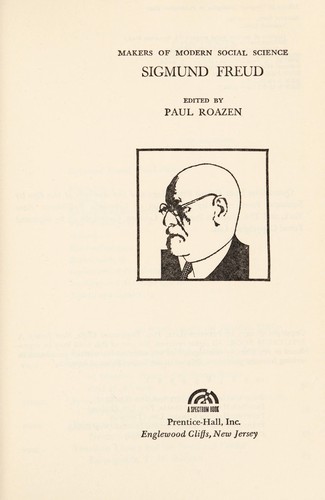 Cover for Sigmund Freud.