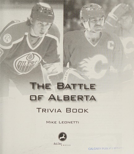 Cover for Battle of Alberta Trivia Book