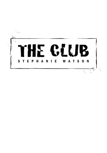 Cover for The club