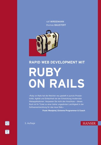 Cover for Rapid web development mit Ruby on Rails