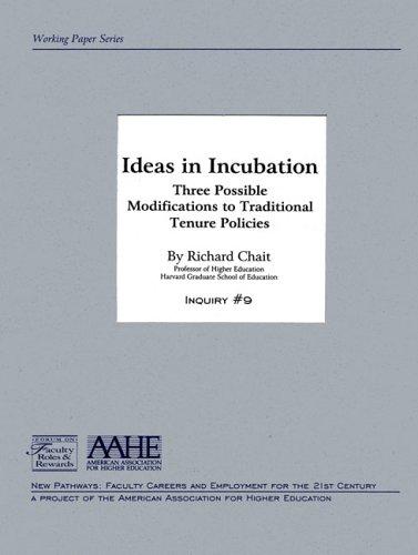 Cover for Ideas in Incubation