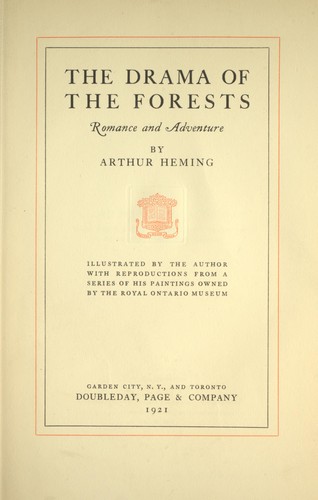 Cover for The drama of the forests
