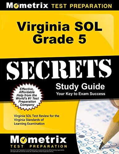Cover for Virginia SOL Grade 5 Secrets Study Guide