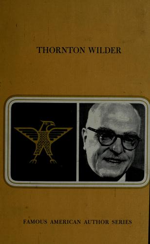 Cover for Thornton Wilder