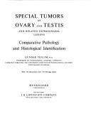 Cover for Special tumors of ovary and testis and related extragonadal lesions
