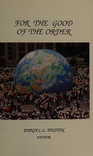Cover for For the good of the order