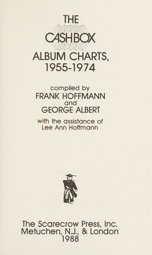 Cover for The Cash box album charts, 1955-1974