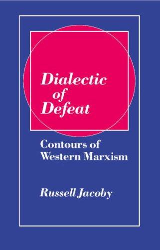 Cover for Dialectic of defeat