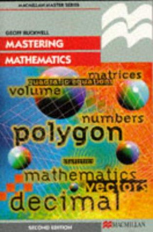 Cover for Mastering Mathematics (Macmillan Master)