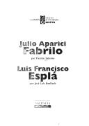 Cover for Julio Aparici Fabrilo