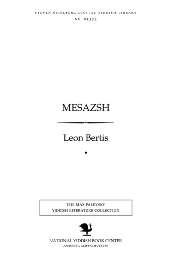 Cover for Mesazsh