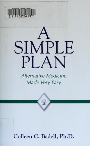 Cover for A simple plan