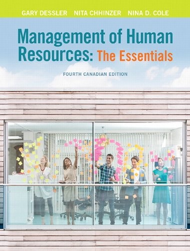 Cover for Management of Human Resources - The Essentials