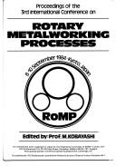 Cover for Proceedings of the 3rd International Conference on Rotary Metalworking Processes