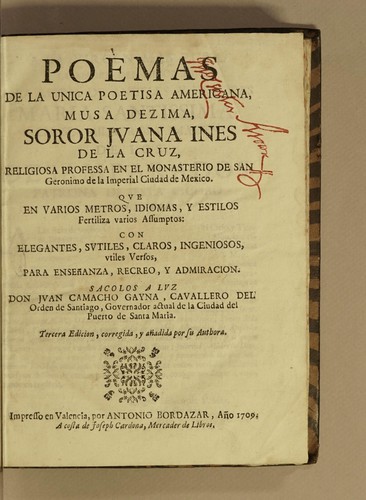 Cover for Poèmas de la unica poetisa americana