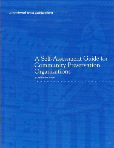 Cover for Self-Assessment Guide for Community Preservation Organizations