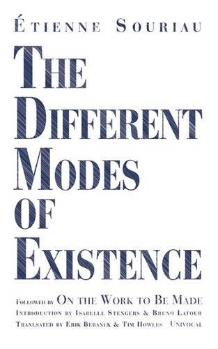 Cover for The Different Modes of Existence