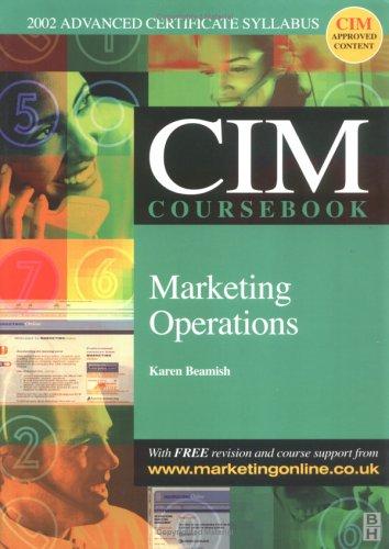 Cover for CIM Coursebook 02/03 Marketing Operations (CIM Coursebook)