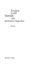 Cover for Vanitas oder Hofst atters Begierden