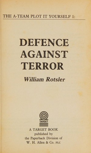 Cover for Defence against terror