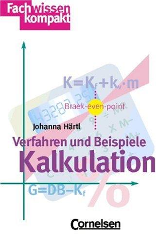 Cover for Kalkulation. Verfahren und Beispiele.