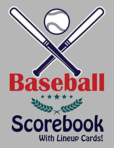 Cover for Baseball Scorebook With Lineup Cards