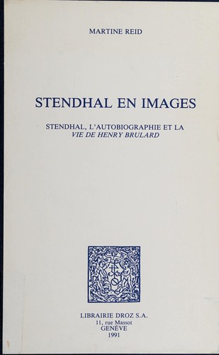 Cover for Stendhal en images