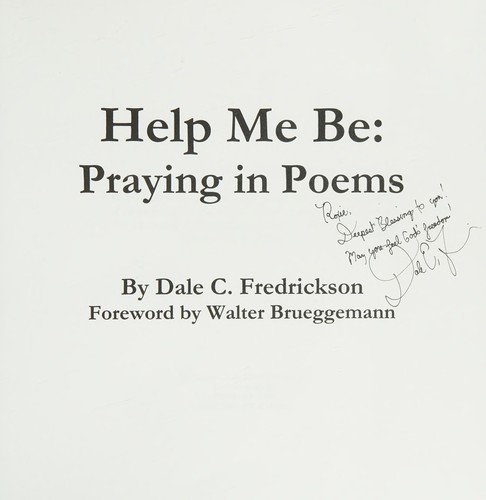 Cover for Help Me Be