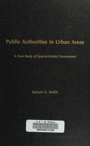 Cover for Public authorities in urban areas