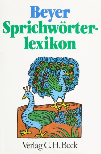 Cover for Sprichwörterlexikon