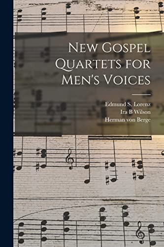 Cover for New Gospel Quartets for Men's Voices