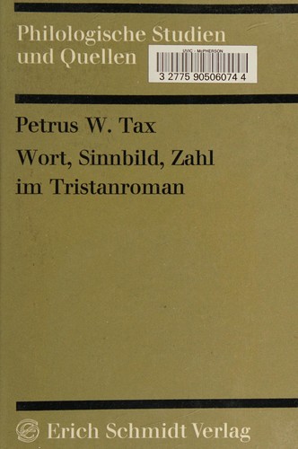 Cover for Wort, Sinnbild, Zahl im Tristanroman
