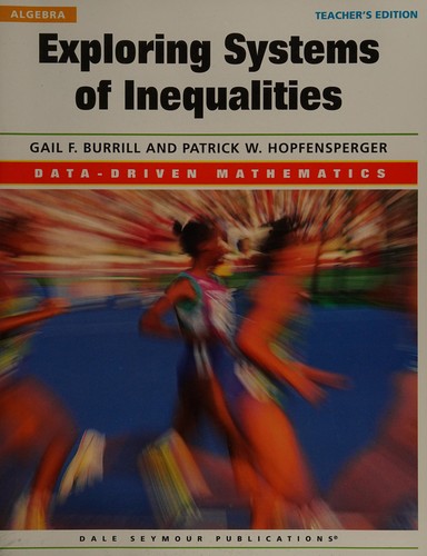 Cover for Exploring systems of equations and in inequalities (Data-driven mathematics)