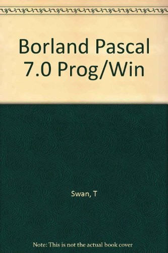 Cover for Borland Pascal 7.0 programming for Windows