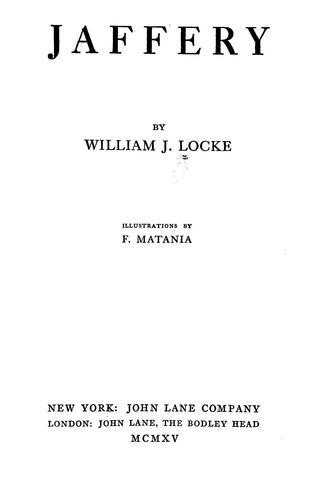 Cover for Jaffery