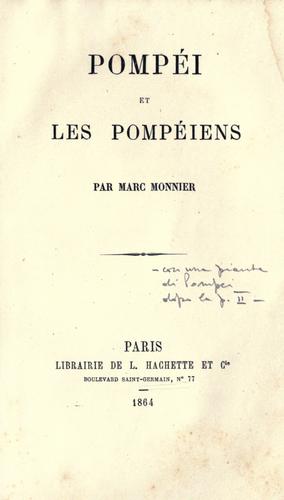 Cover for Pomp©Øei et les Pomp©Øeiens
