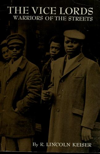 Cover for The vice lords, warriors of the streets