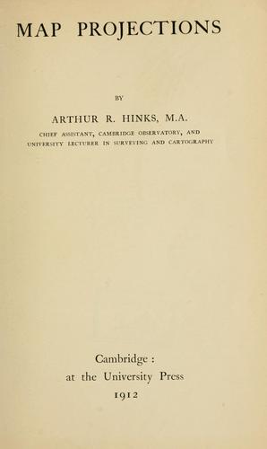 Cover for Map projections.