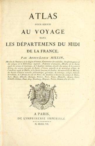 Cover for Voyage dans les départemens du midi de la France