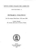 Cover for Petrarca politico