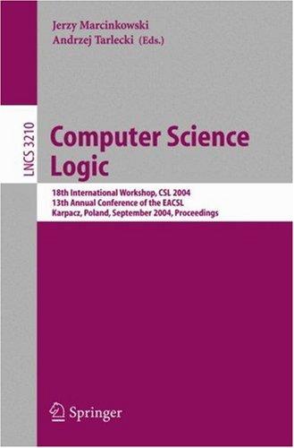 Cover for Computer science logic