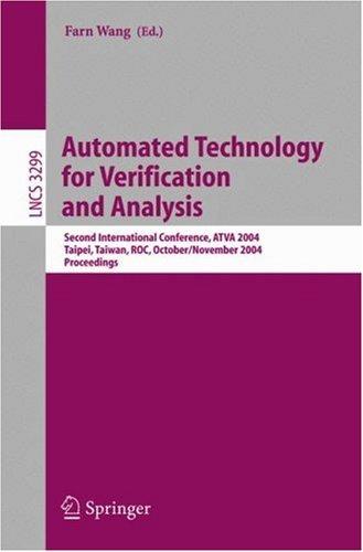 Cover for Automated technology for verification and analysis