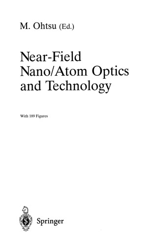 Cover for Near-field Nano/Atom Optics and Technology
