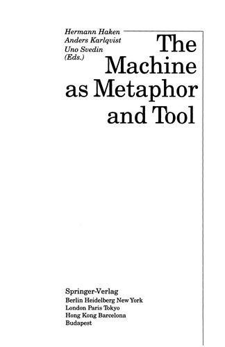 Cover for The Machine as Metaphor and Tool