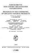 Cover for Progress in the Chemistry of Organic Natural Products