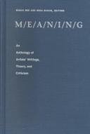 Cover for M/E/A/N/I/N/G