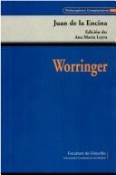Cover for Worringer