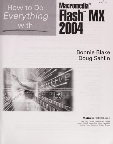 Cover for How to do everything with Macromedia Flash MX 2004