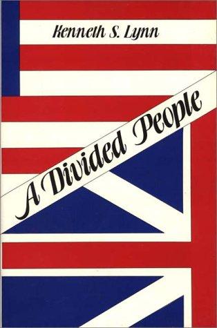 Cover for A divided people