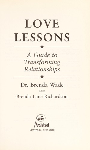 Cover for Love lessons